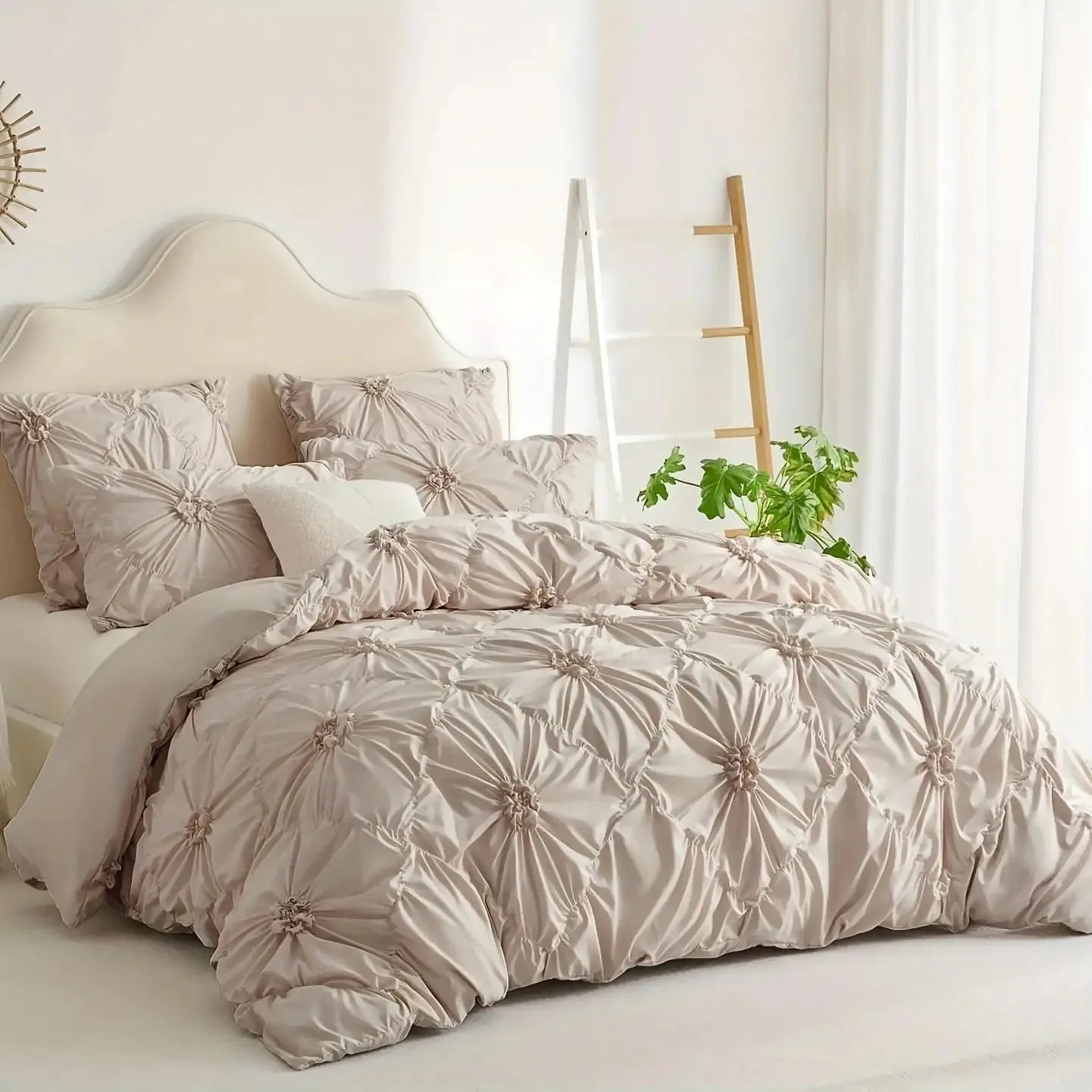 Bohemian Rhomboid Plaid Quilt Cover Set Duvet Cover And Pillowcases