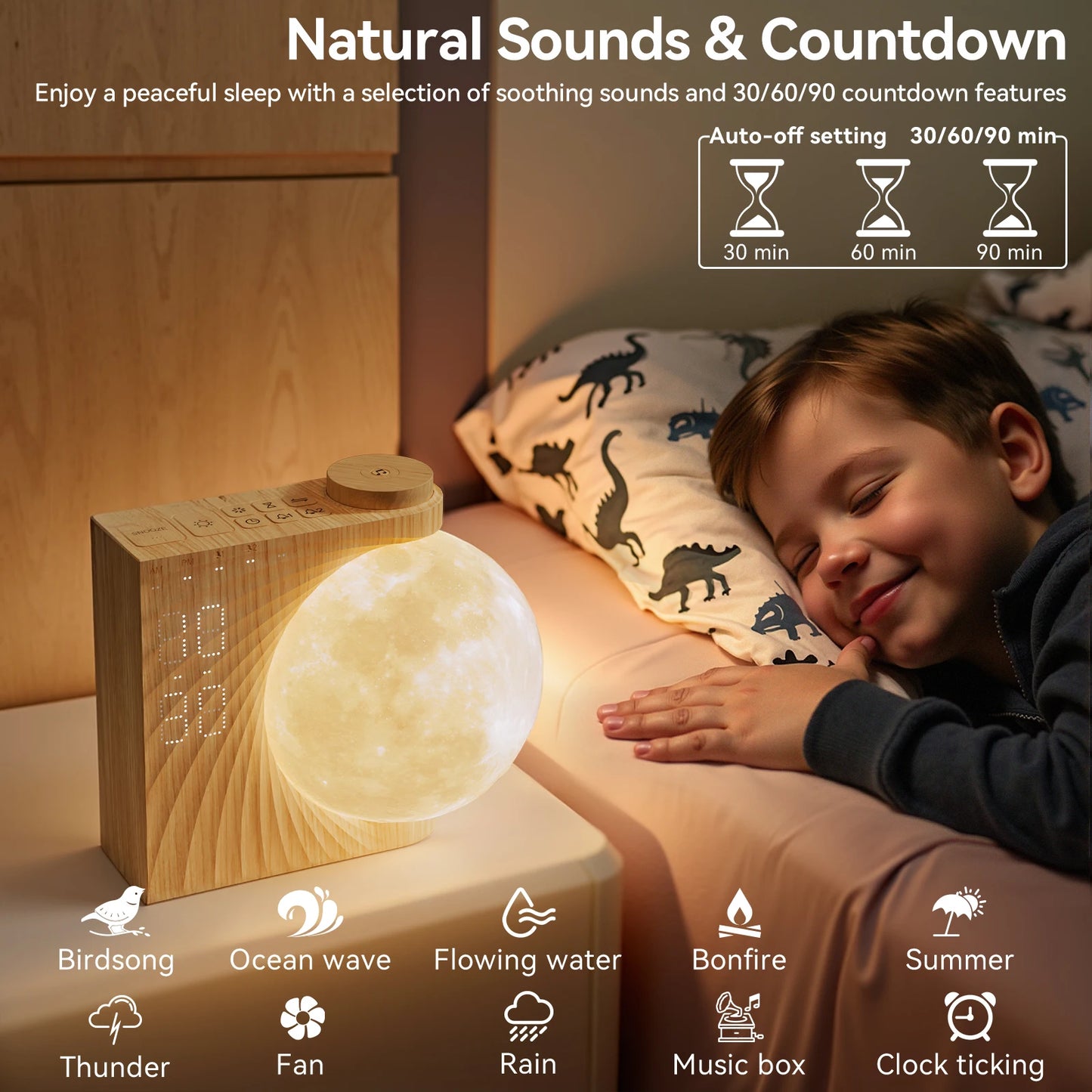 RETEYUNG Sunrise Alarm Clock for Heavy Sleepers