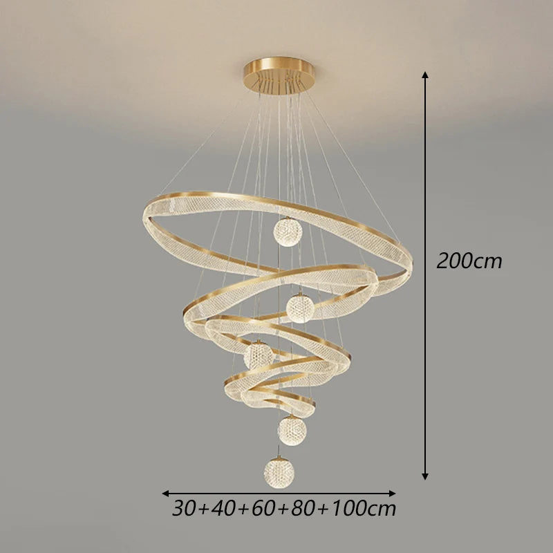 Pendant Lights For Living Room Ceiling Lamp LED Chandeliers