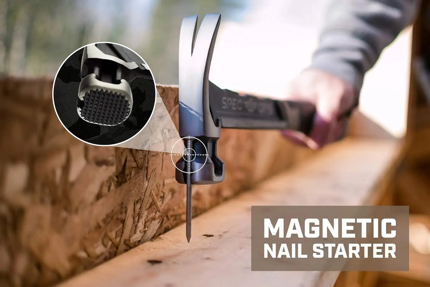 Framing Hammer With Rip Claw And Milled Face For Durability