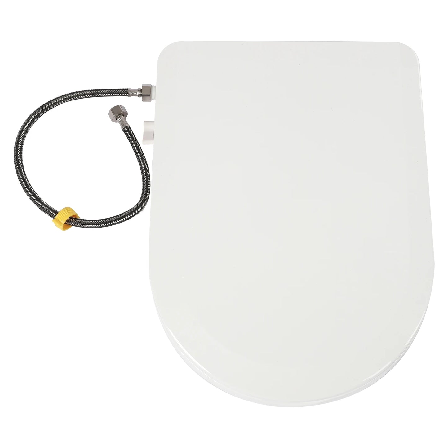 Non-Electric Bidet Seat With Dual Nozzles For Elongated Toilets