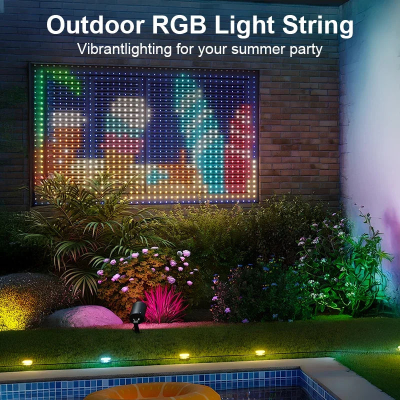 MIMIRGB Outdoor Light Smart RGBIC Decoration With 75 Scene Modes