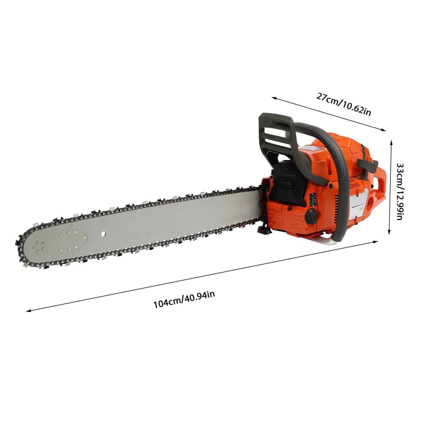 Gasoline Chainsaw Hand Start for Wood Cutting Farm Garden