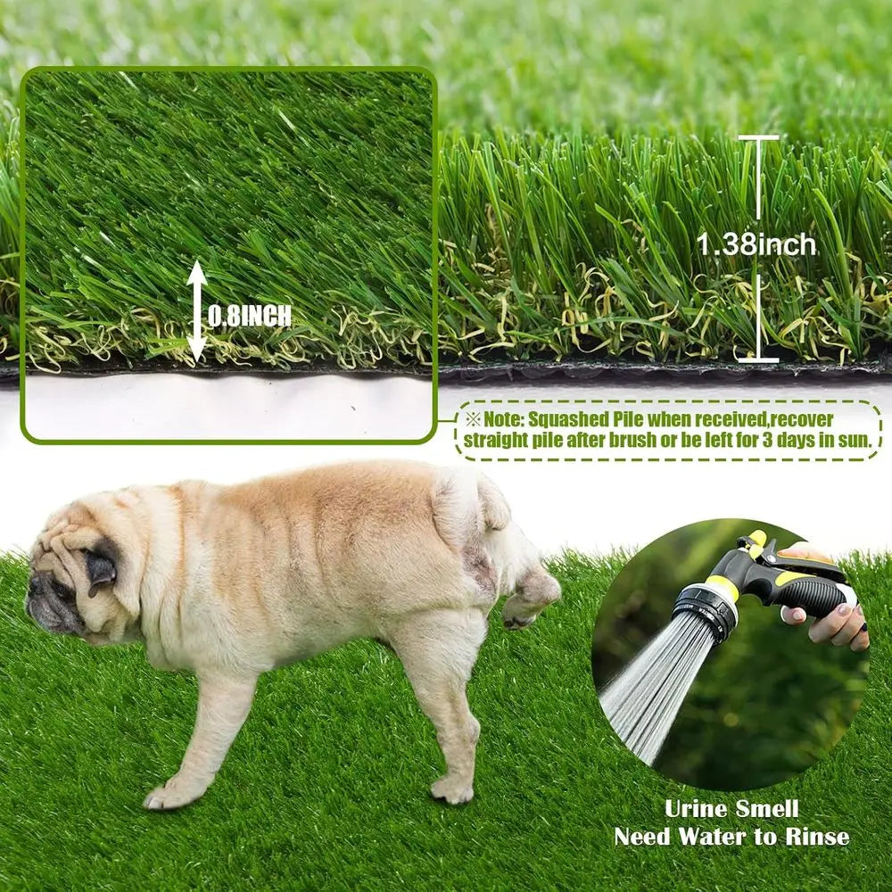 Synthetic Turf Grass Mat Realistic Lawn For Indoor Outdoor Pets
