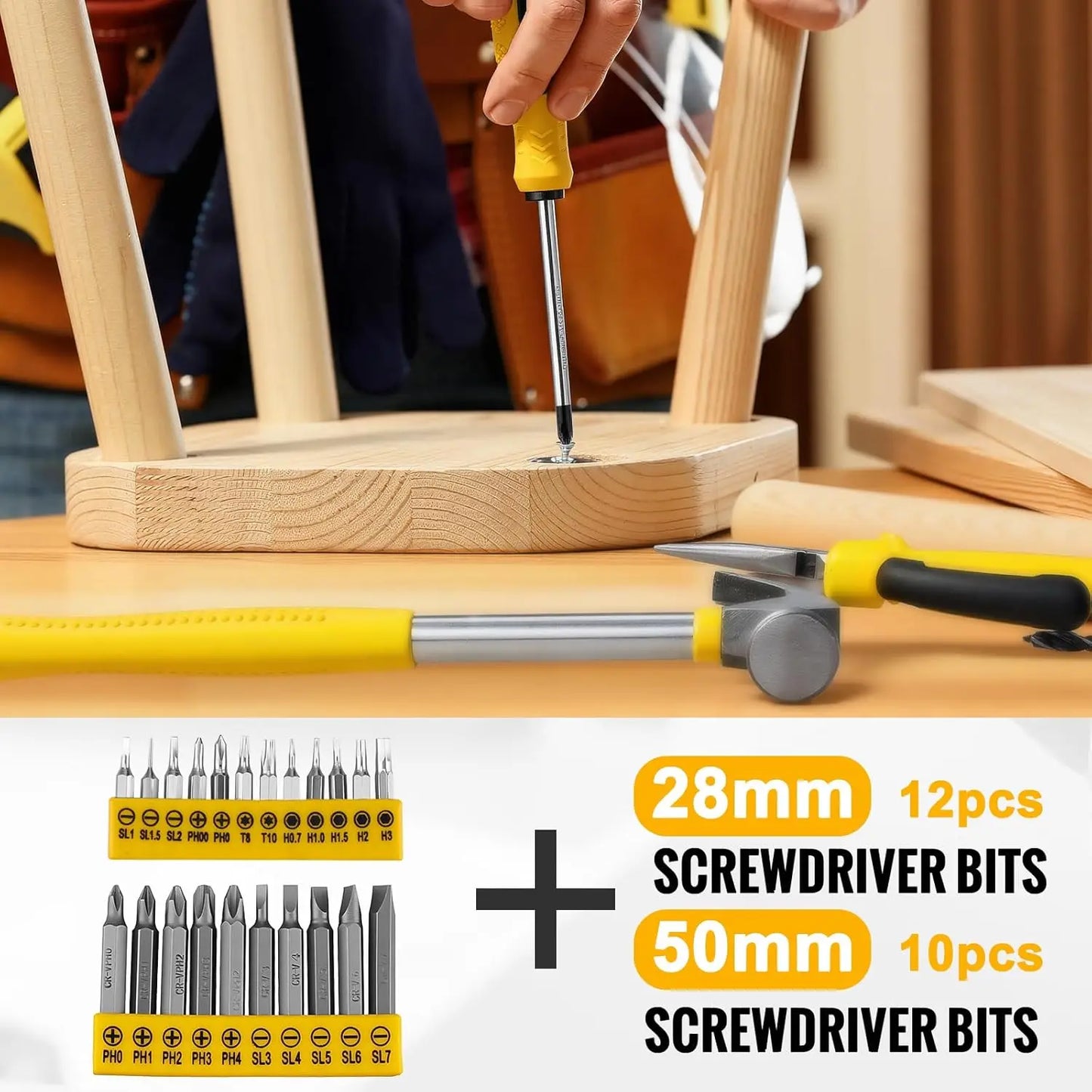 TLGREEN 101-Piece 8V USB Cordless Drill Driver Kit