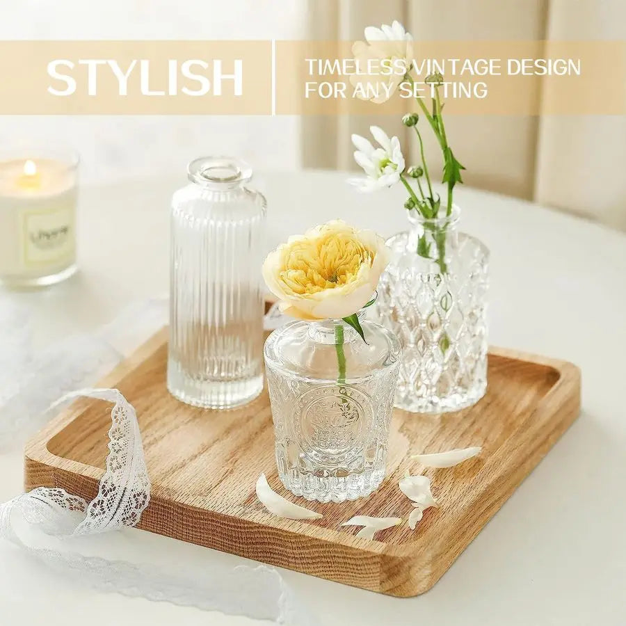 Bud Vase Set of 32 Glass Vases for Wedding Centerpieces