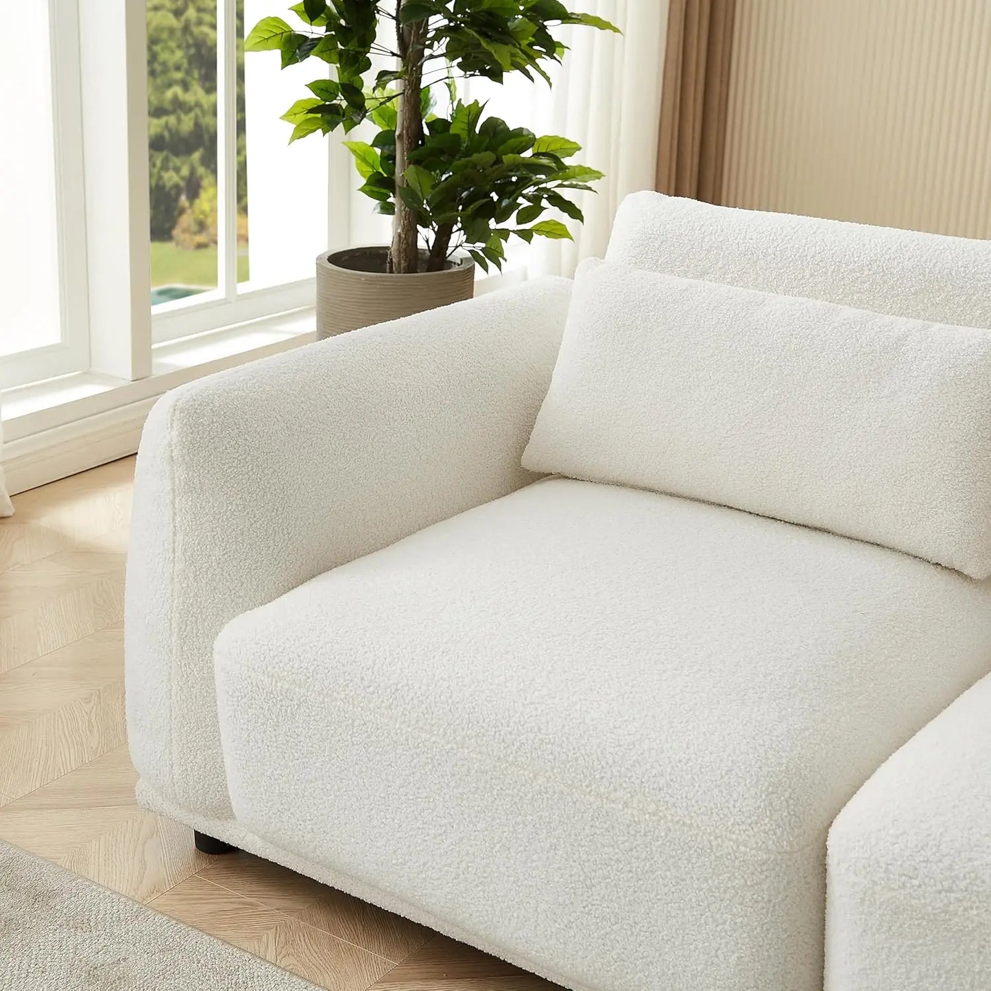 L Shaped Modular Sectional Couch With Removable Ottoman