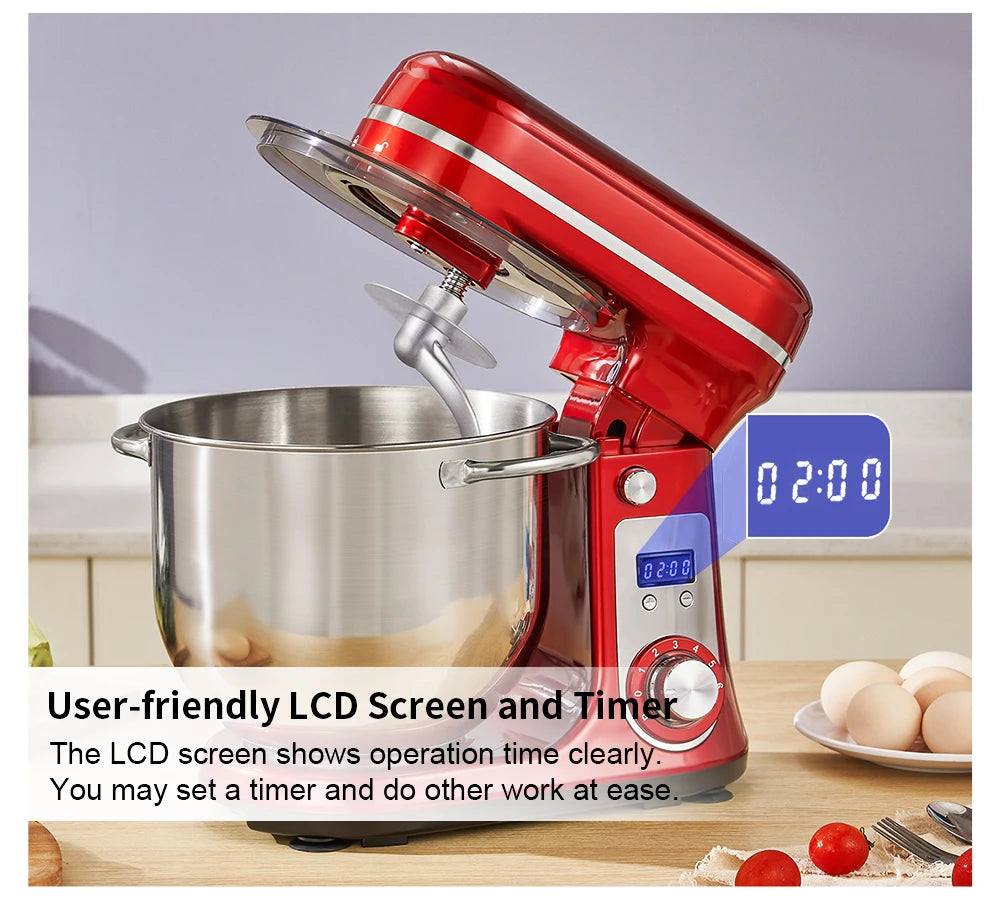 BioloMix Stand Mixer Blender With Quiet Motor And Dough Kneading