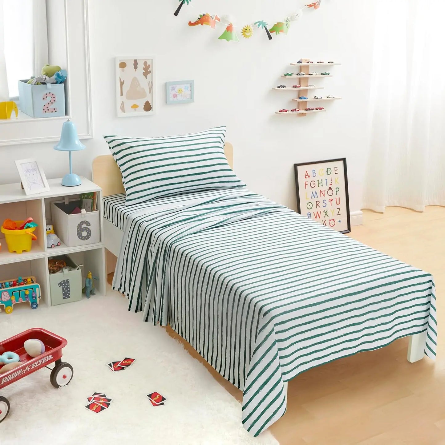 Soft Microfiber Kids Sheet Set 3 Piece Machine Washable