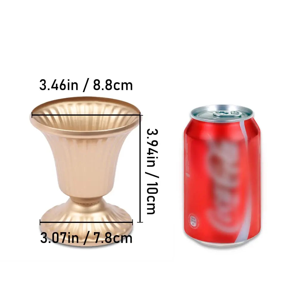 Metal Trumpet Vase Set Weddings And Events 10 Pcs Centerpieces
