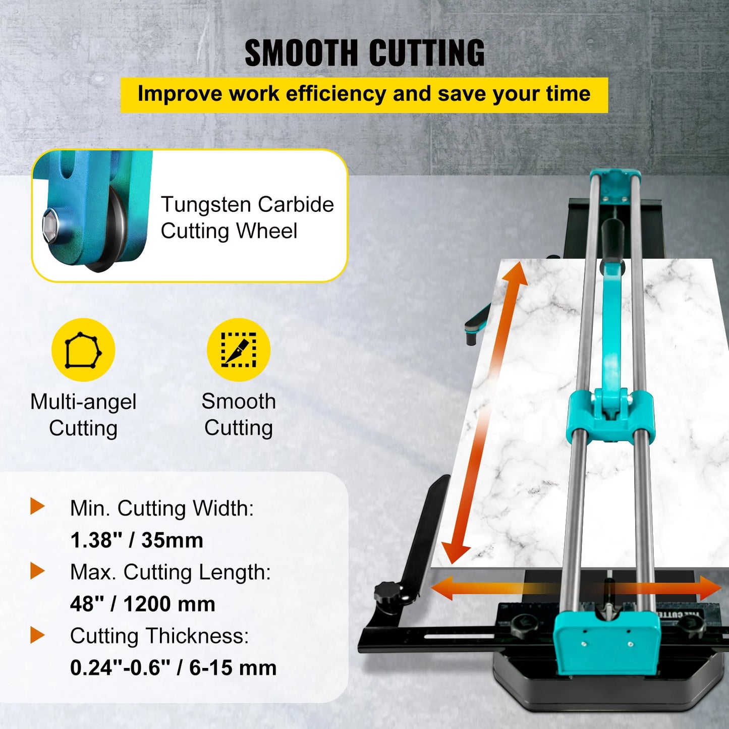 Manual High Precision Tile Cutter For Ceramic And Floor Tiles