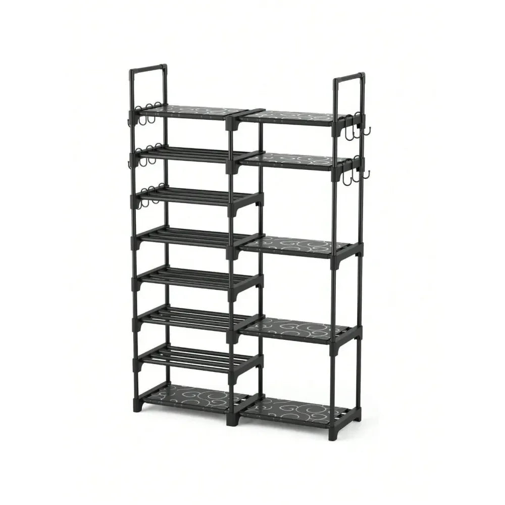 XMSJ 8-Tier Shoe Rack Organizer For Closet And Entryway