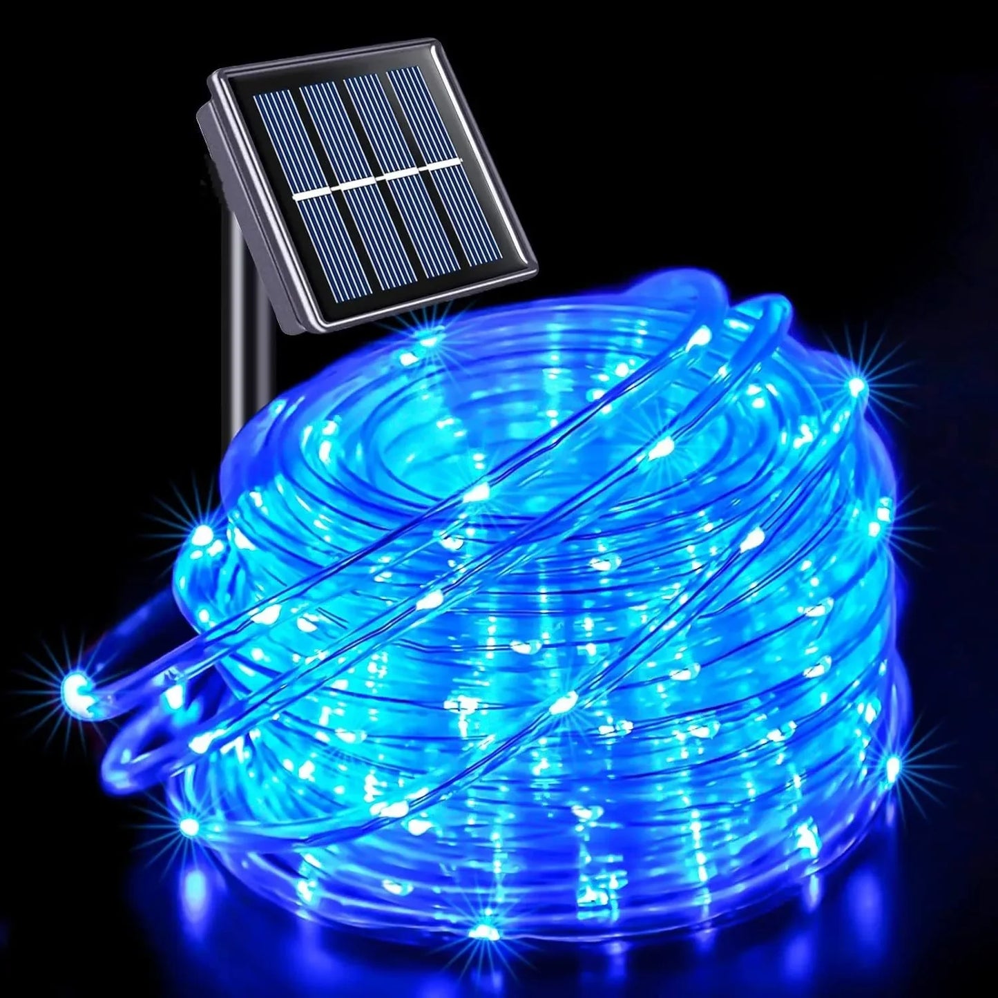 IEEYEEY LED Solar Rope Light For Outdoor Garden Decor