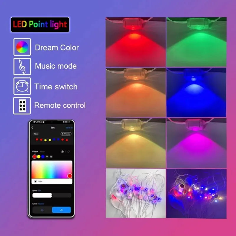 Permanent Outdoor Light Smart RGBIC For Party Garden Patio