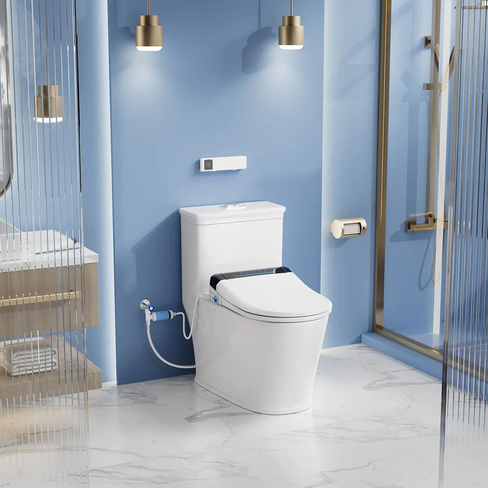 SANYIPACE Heated Bidet Toilet Seat With Warm Water Wash