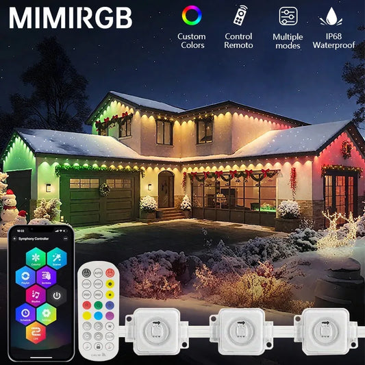 Permanent Outdoor Light Smart RGBIC For Party Garden Patio