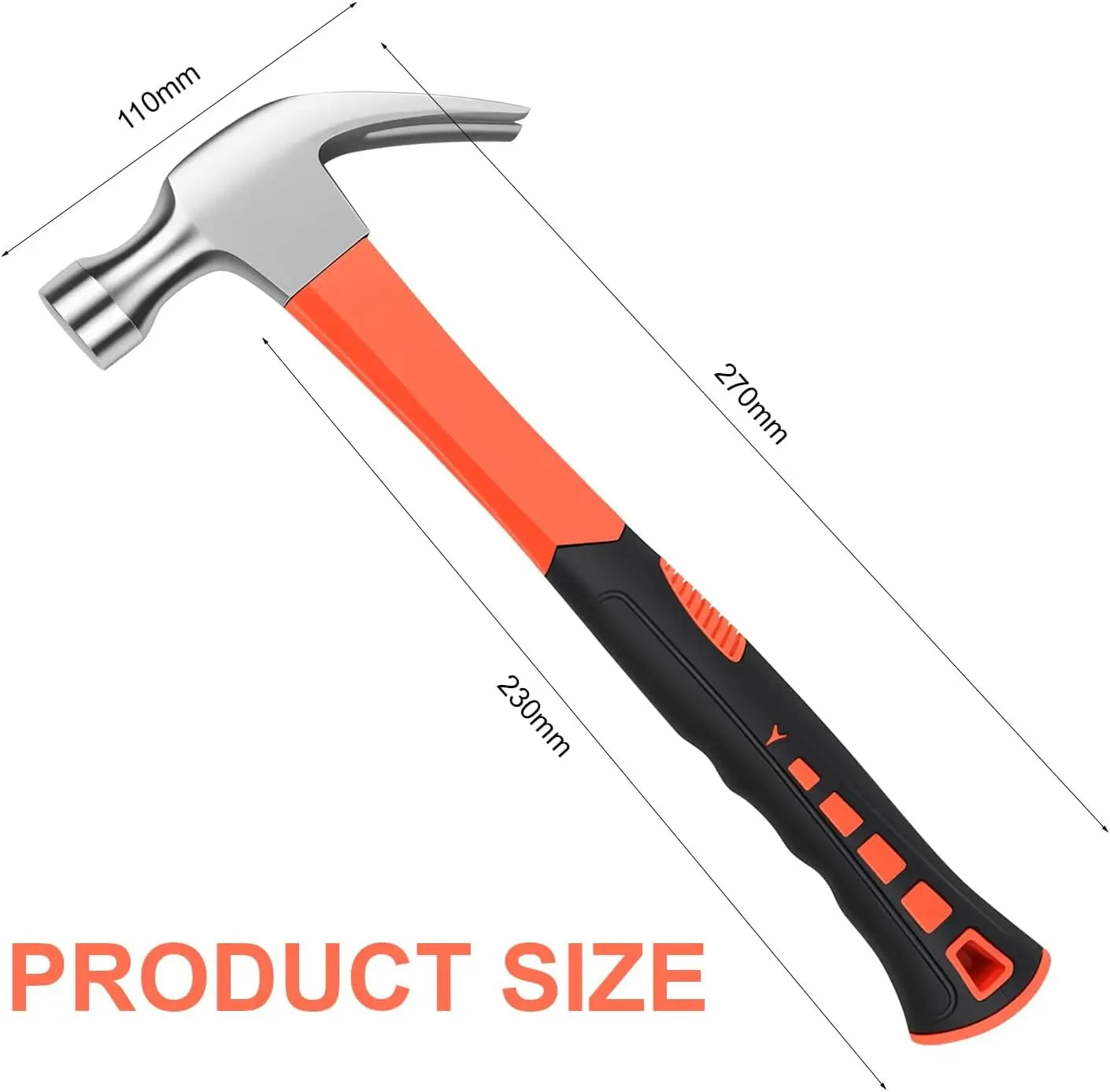 Smooth Face Framing Hammer 11oz For DIY And Home Use