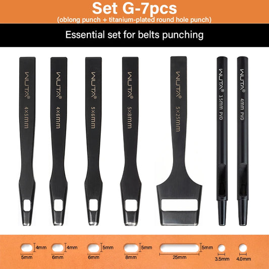 Leather Round Hole Punch Tool Set for DIY Crafting