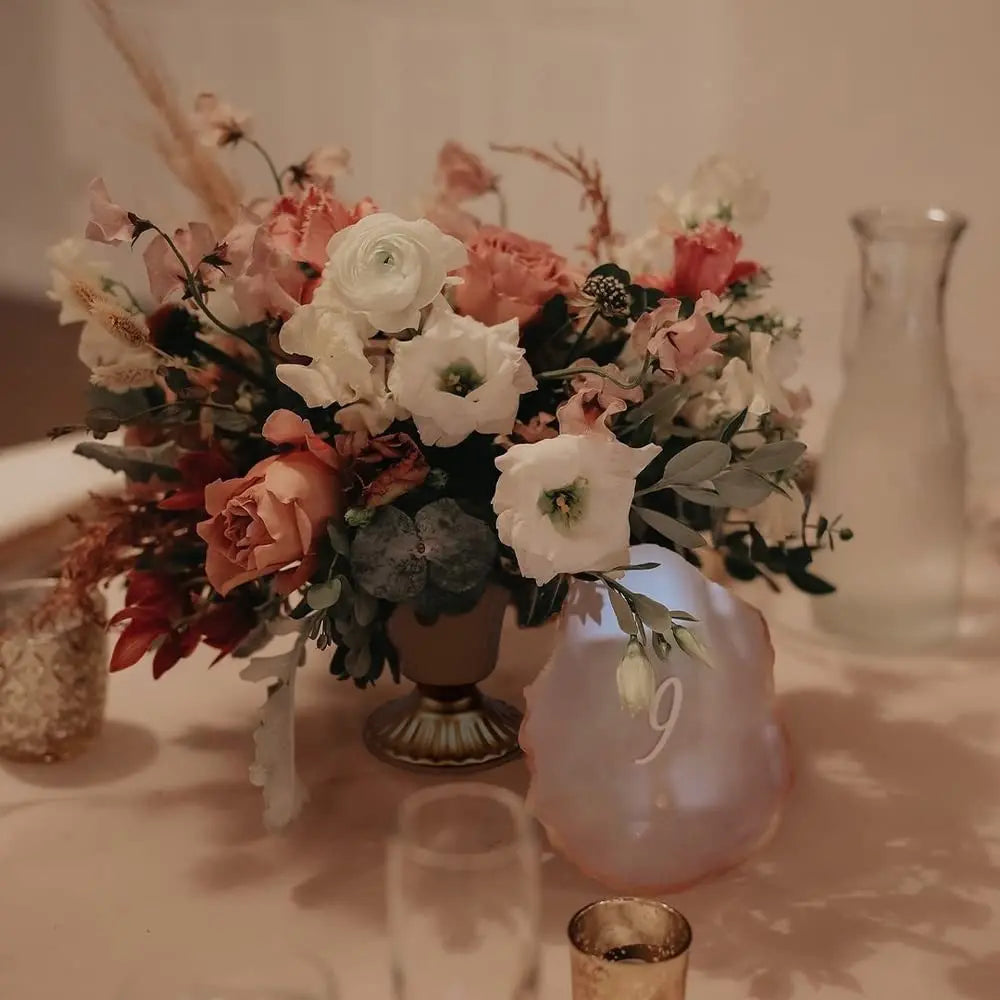 Metal Trumpet Vase Set Weddings And Events 10 Pcs Centerpieces