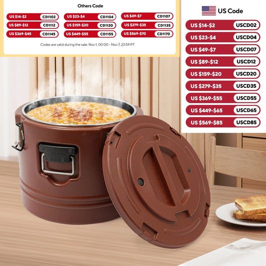 Stainless Steel Food Warmer Carrier For Hot Or Cold