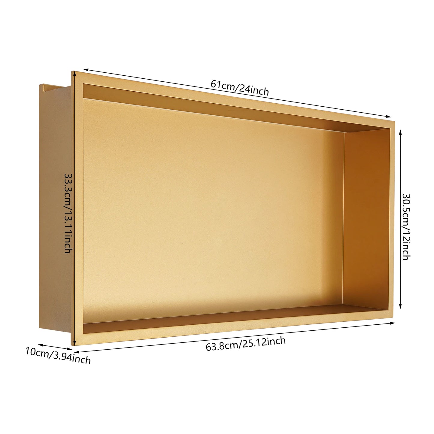 LED Stainless Steel Shower Niche With Lighting For Bathroom