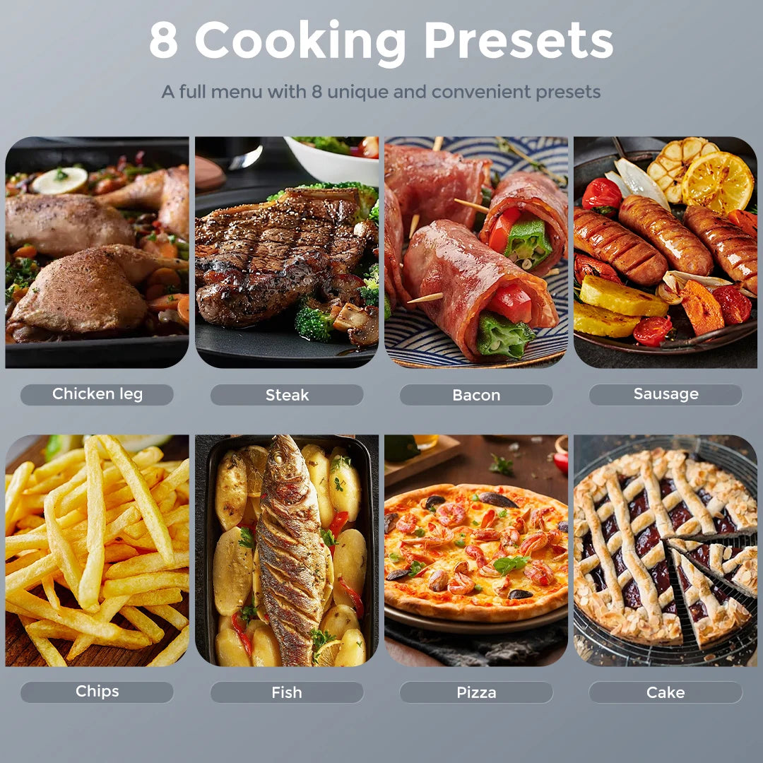 Sejoy 8-in-1 Air Fryer For Baking, Roasting And Frying