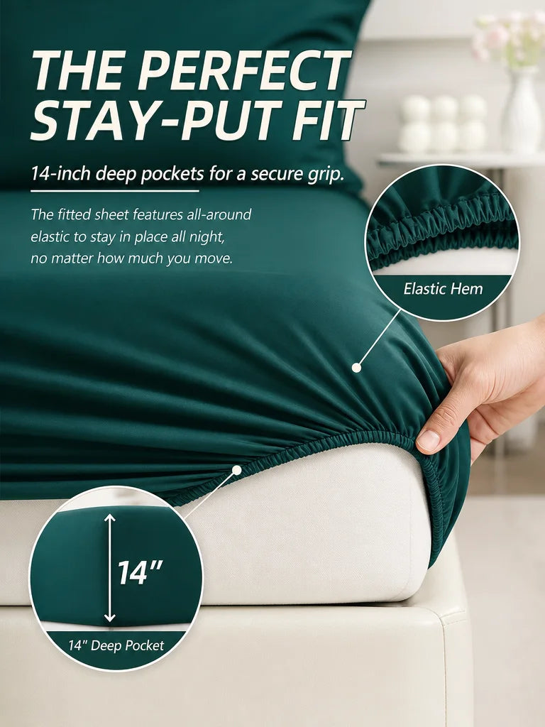 EasYum Bedding Sets With Comforter And Pillowcases For Home