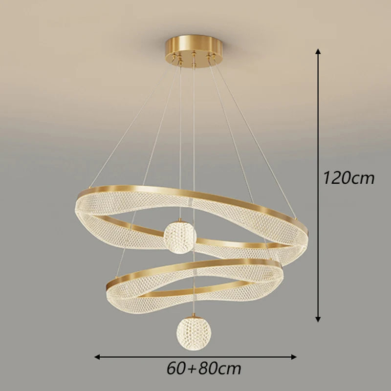 Pendant Lights For Living Room Ceiling Lamp LED Chandeliers