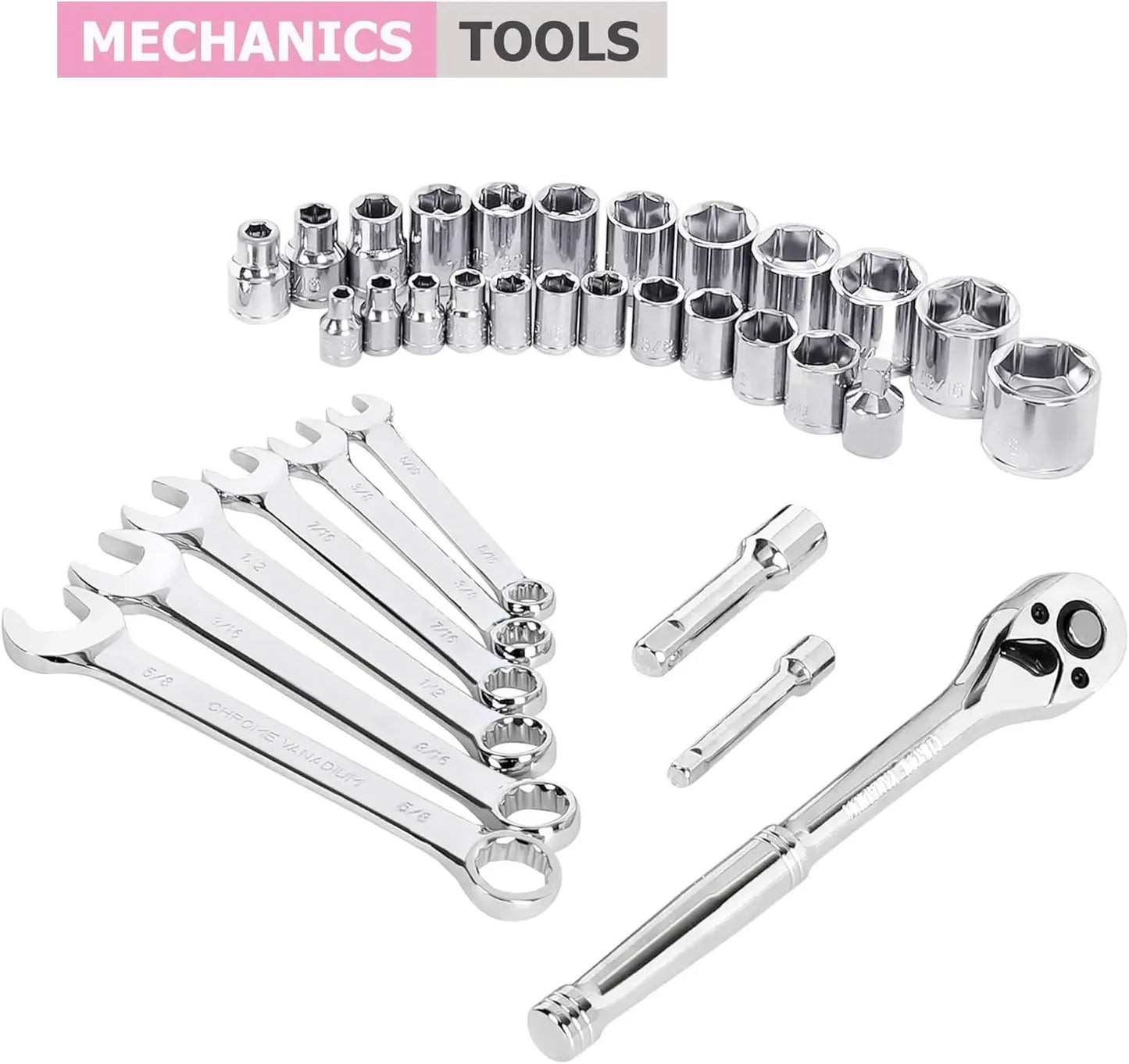 XMSJ DIY Supplies Tool Set for Home Repair and Maintenance