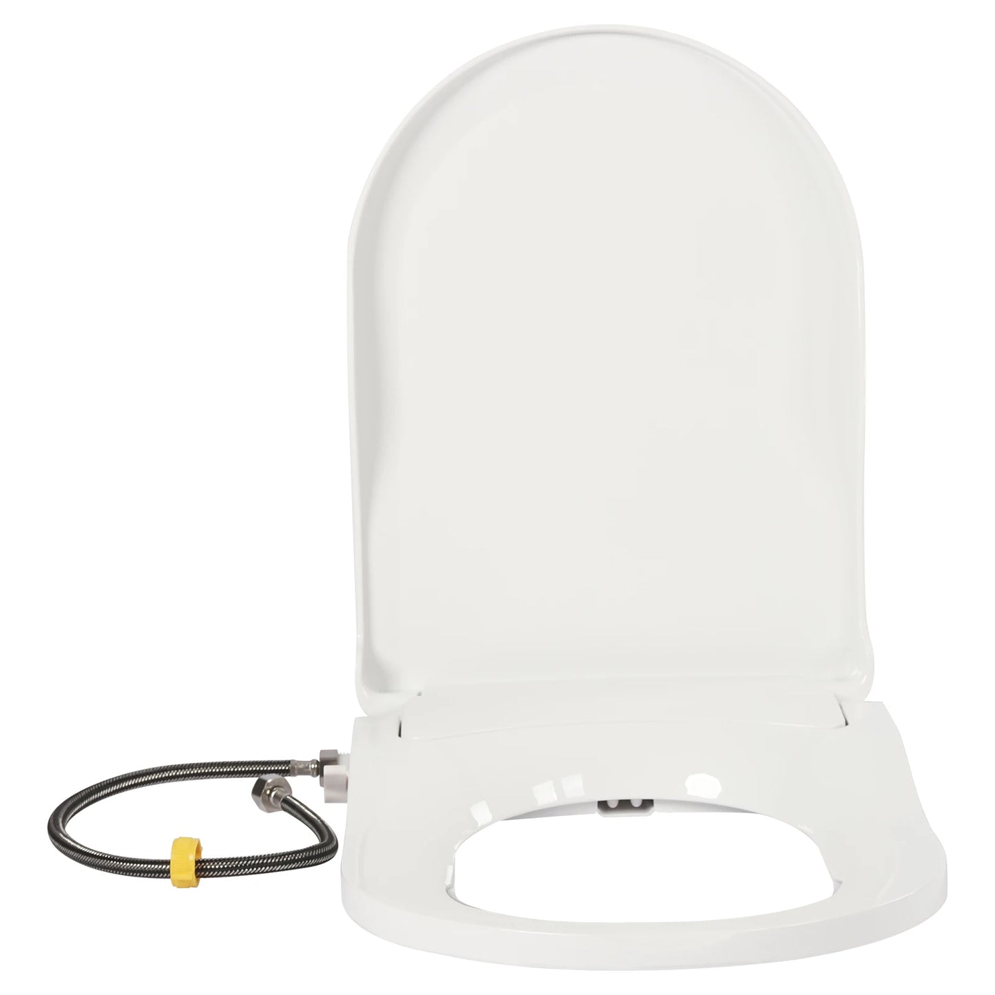 Non-Electric Bidet Seat With Dual Nozzles For Elongated Toilets