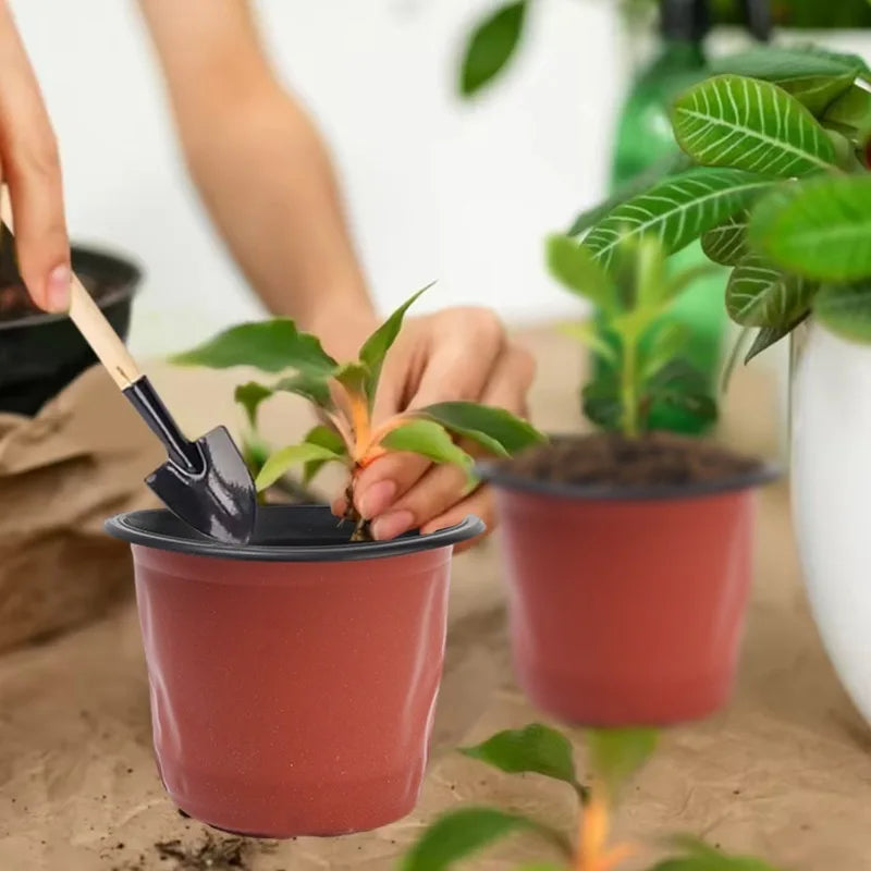 Plastic Nursery Pots Seedling Cups For Home Garden Plants