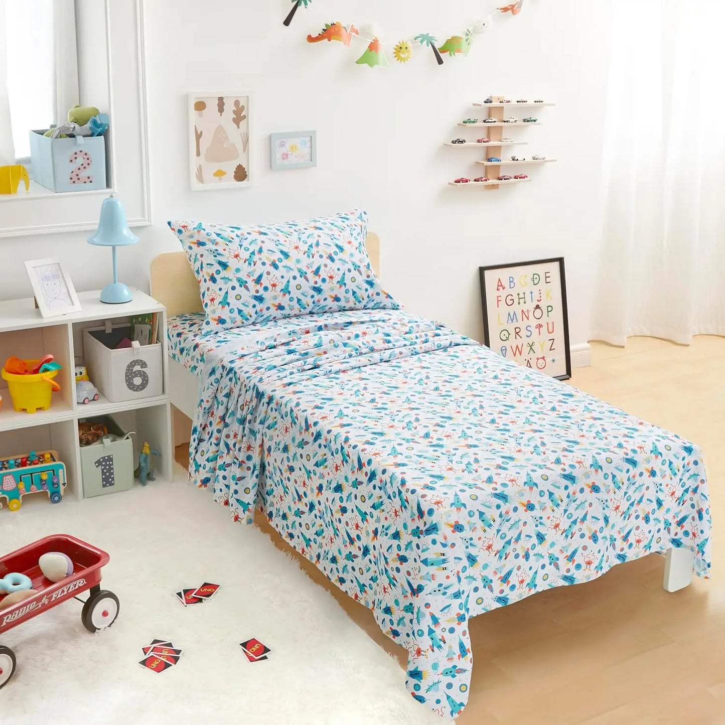 Soft Microfiber Kids Sheet Set 3 Piece Machine Washable