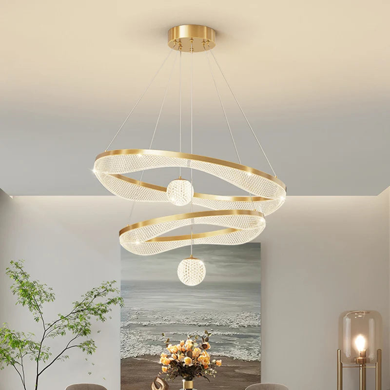 Pendant Lights For Living Room Ceiling Lamp LED Chandeliers