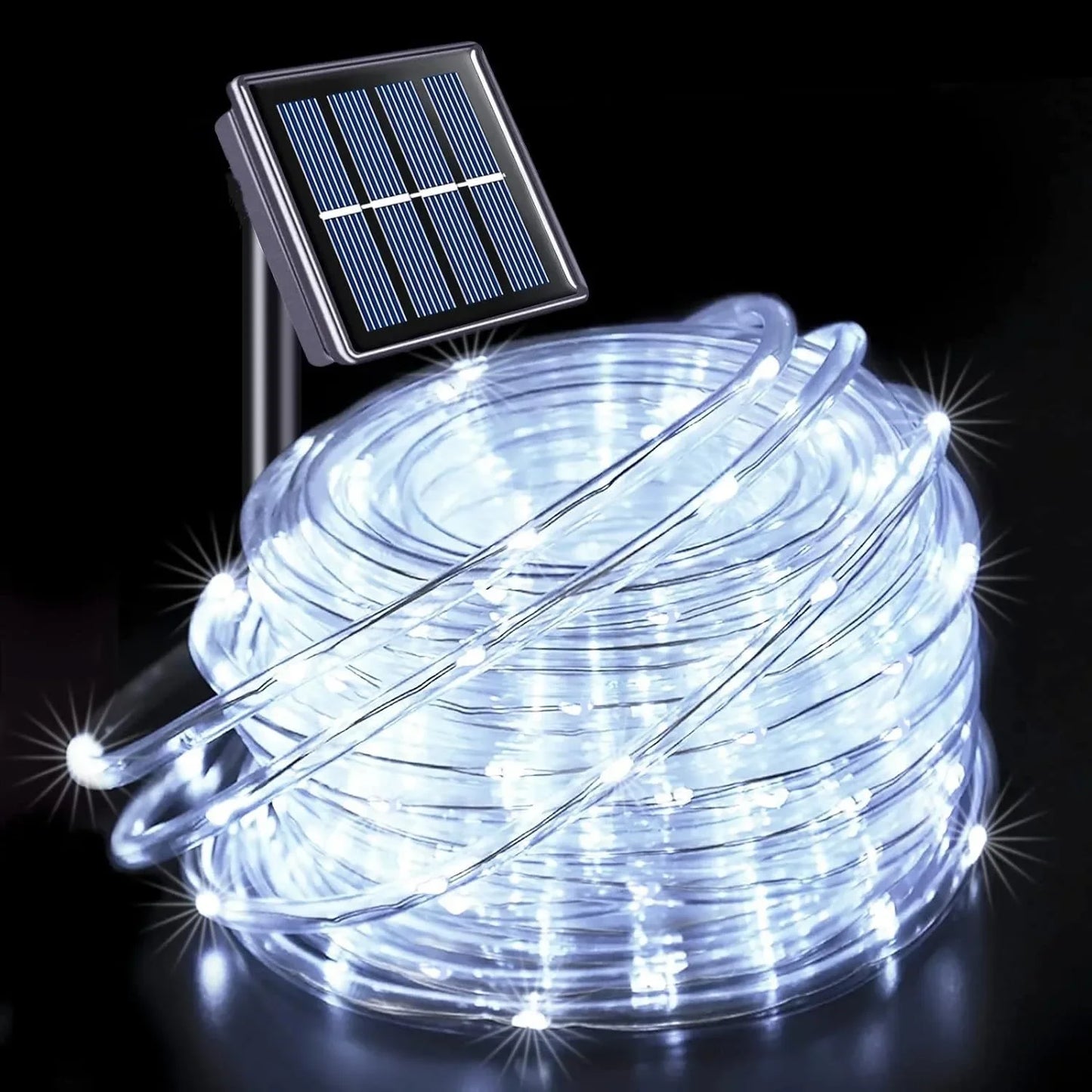 IEEYEEY LED Solar Rope Light For Outdoor Garden Decor