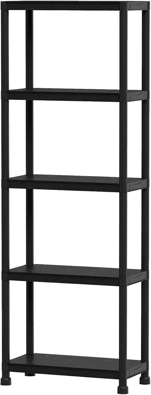 Giantex Heavy Duty Plastic Storage Shelves Freestanding Unit