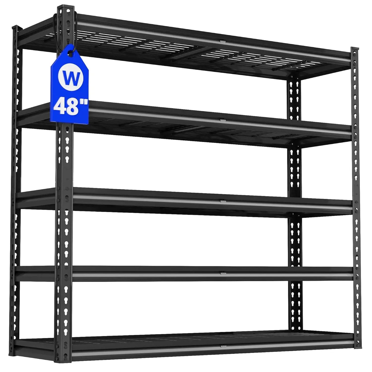 Heavy Duty Garage Shelving Five Tier Adjustable Metal Units