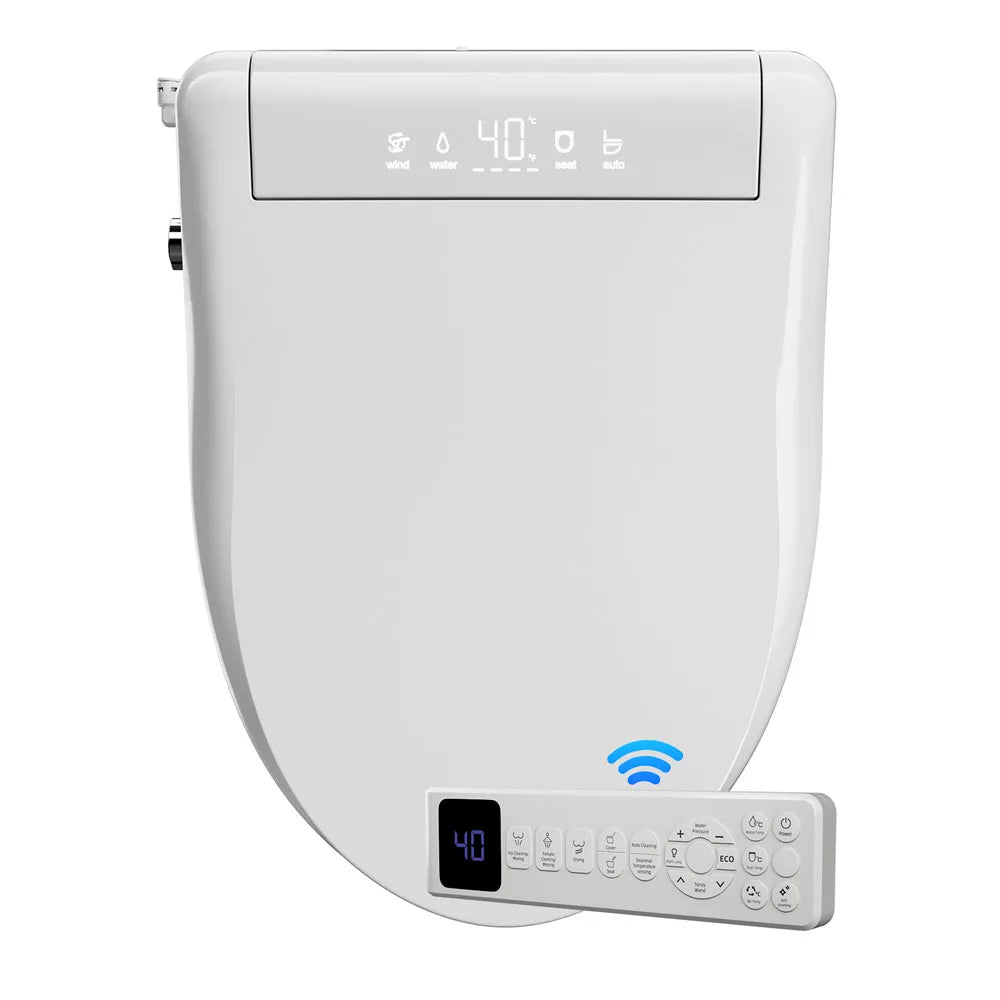 SANYIPACE Heated Bidet Toilet Seat With Warm Water Wash