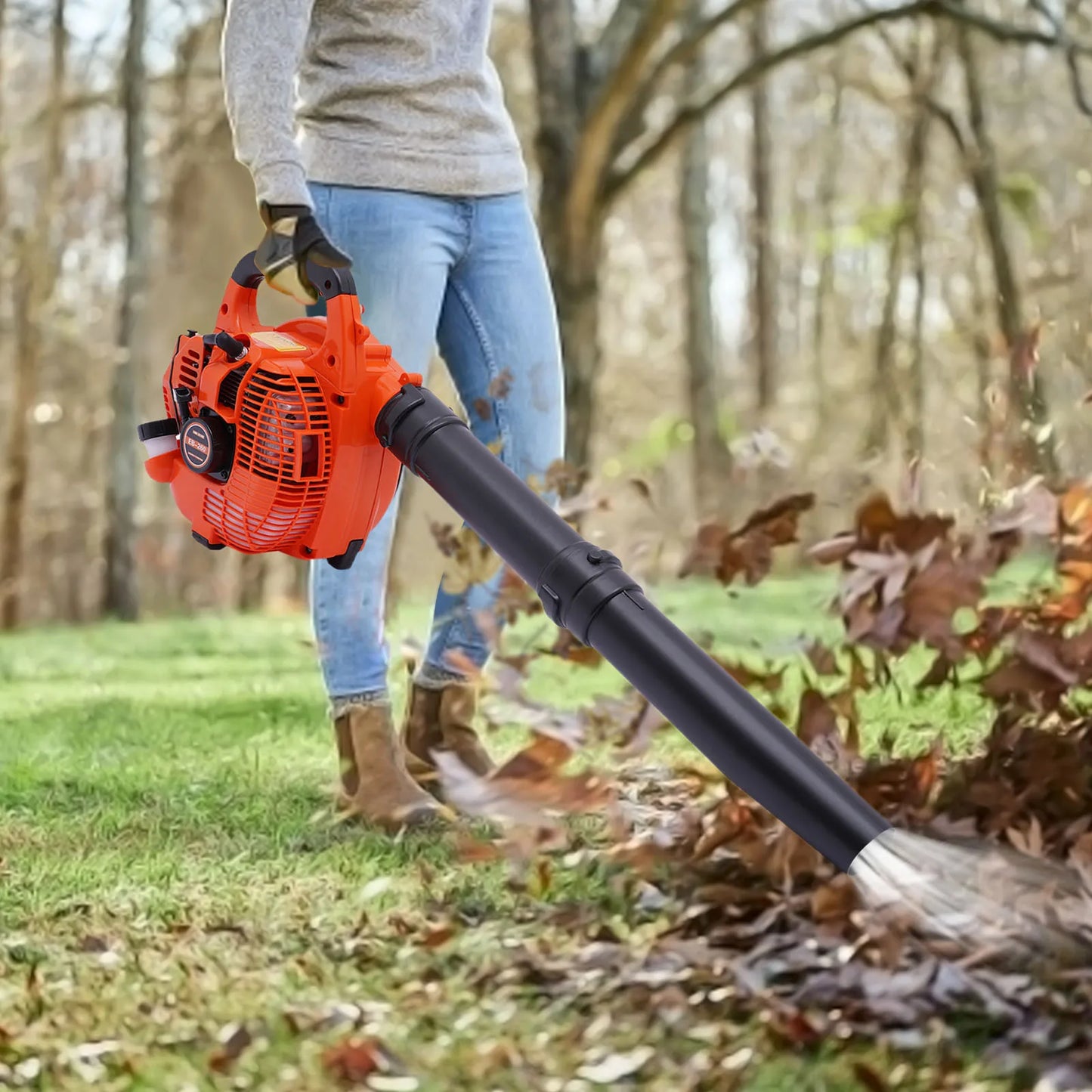 Gas Leaf Blower Two Stroke Handheld Commercial Grade