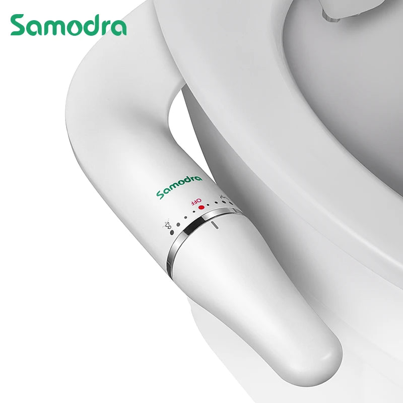 SAMODRA Ultra-Slim Bidet Seat Attachment With Adjustable Water Pressure