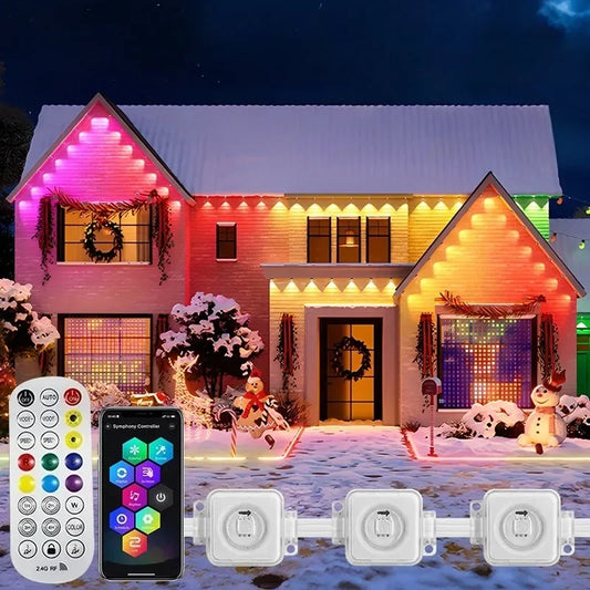 MIMIRGB Smart RGBIC Outdoor Eaves Lights For Home Decoration