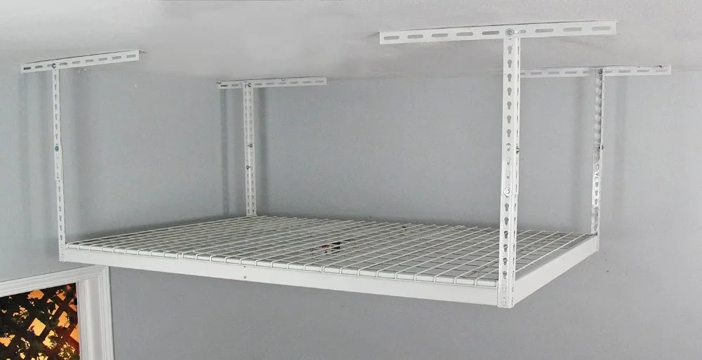 Heavy Duty Overhead Garage Storage Rack 500 Lb Capacity