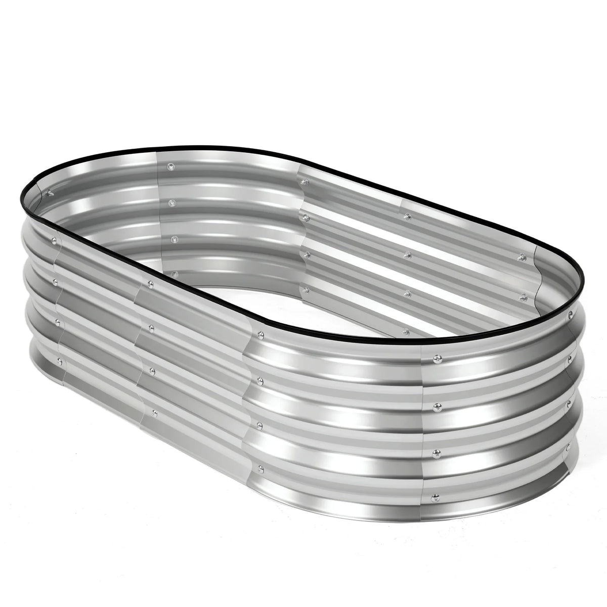 JHK Metal Raised Garden Bed For Vegetables And Flowers
