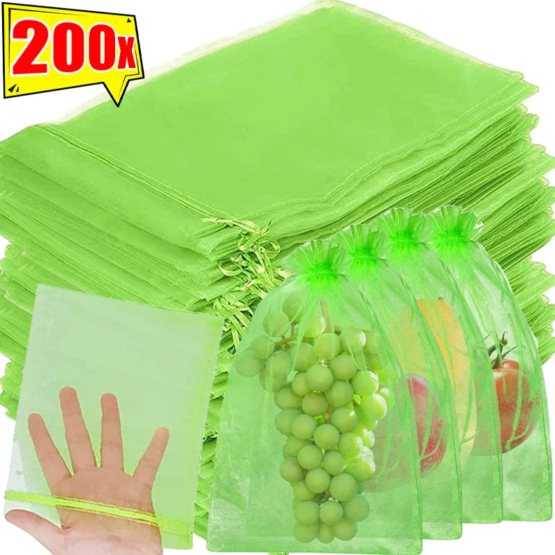 Fruit Protection Bags Barrier Mesh for Strawberry and Grape