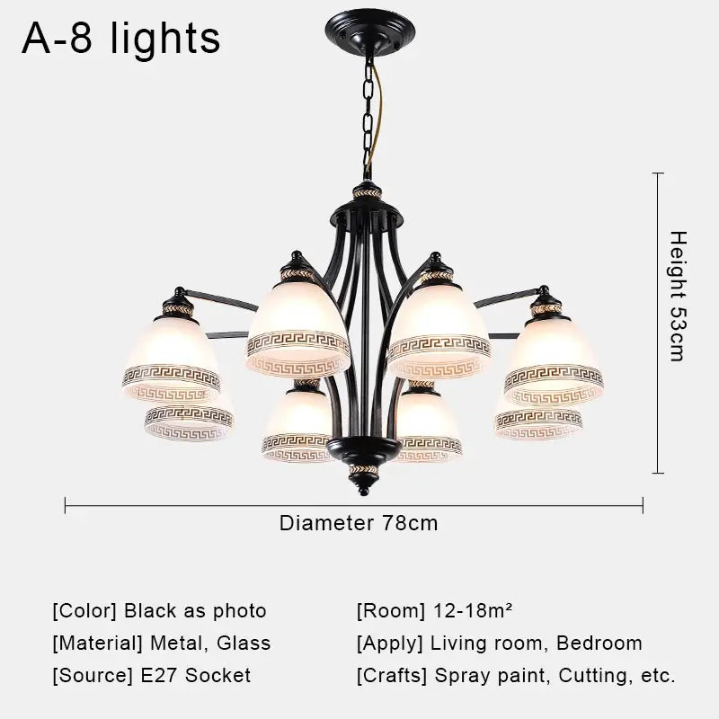 Owen Lyca Modern LED Chandelier Crystal Glass Shade