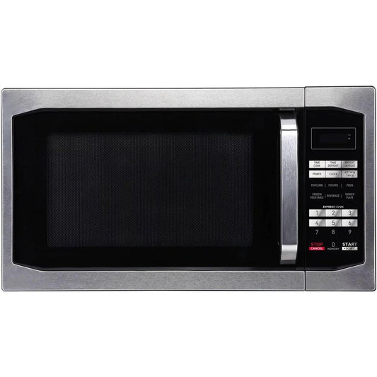 Stainless Steel 1100W Digital Programmable Countertop Microwave