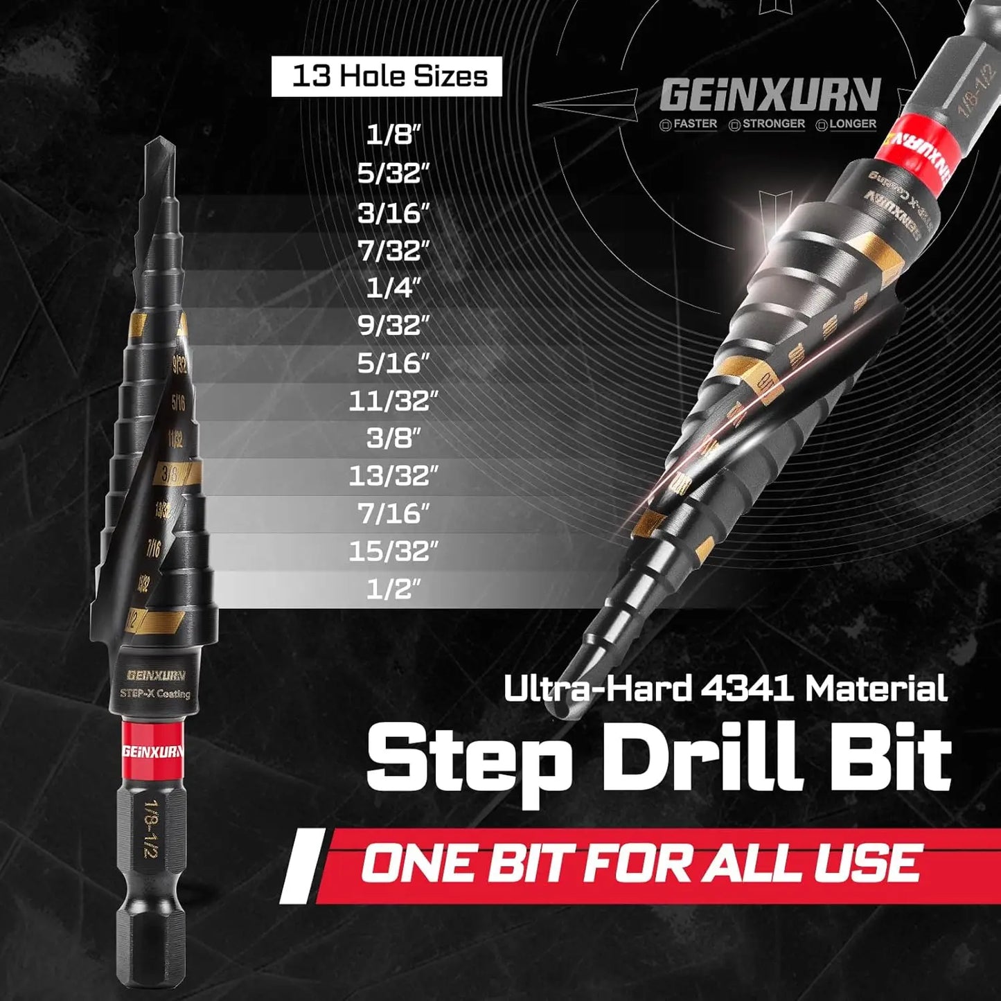 58-Piece Screwdriver Set With Impact Bits Wrench Drill Toolbox