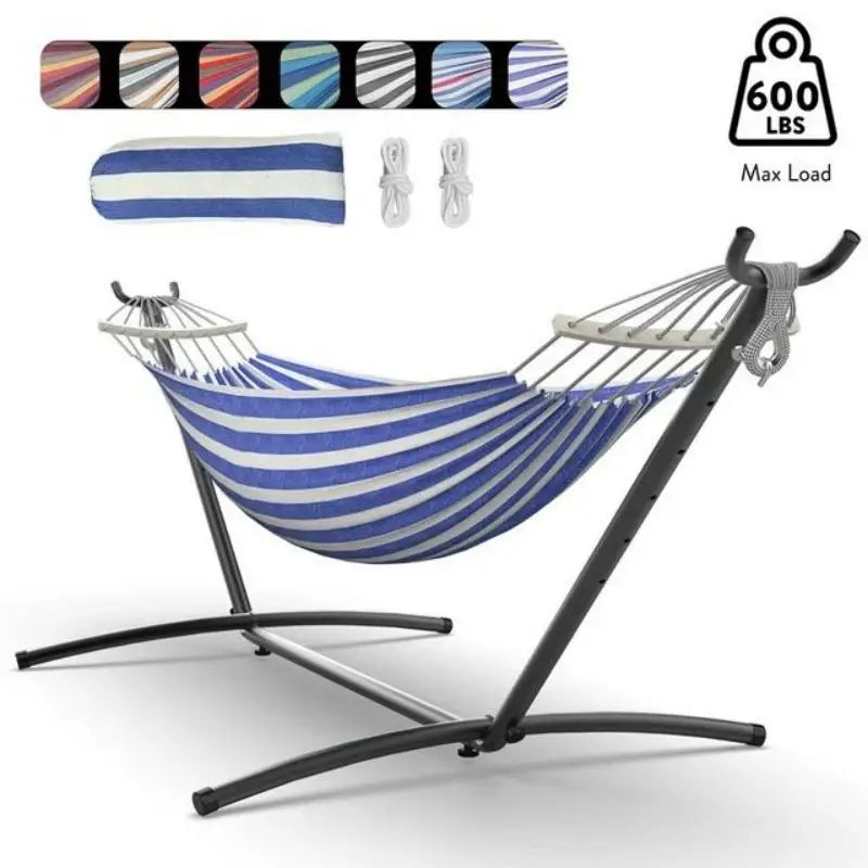 GYROOR Adjustable Stand Hammock With Storage Bag 600 LB Capacity