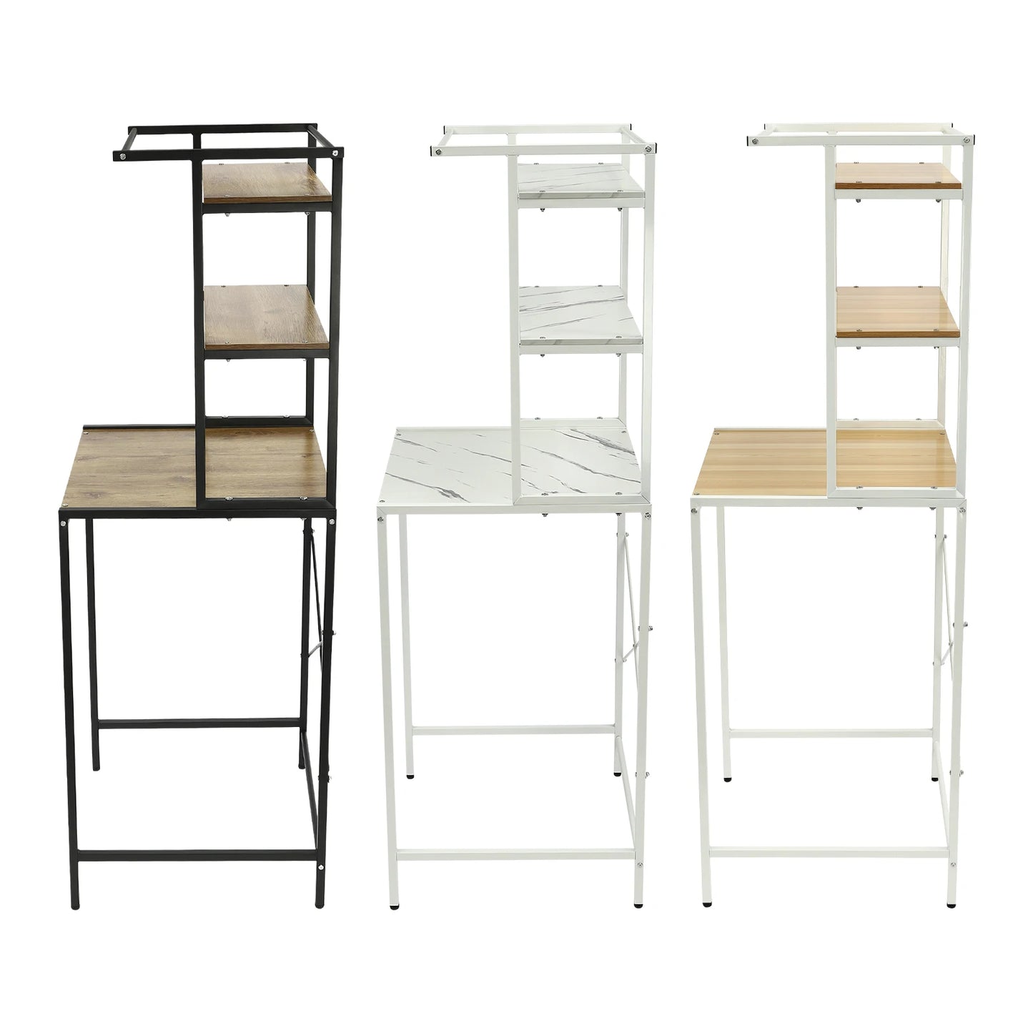 Bymaocar 3 Tier Washing Machine Storage Rack Laundry Organizer