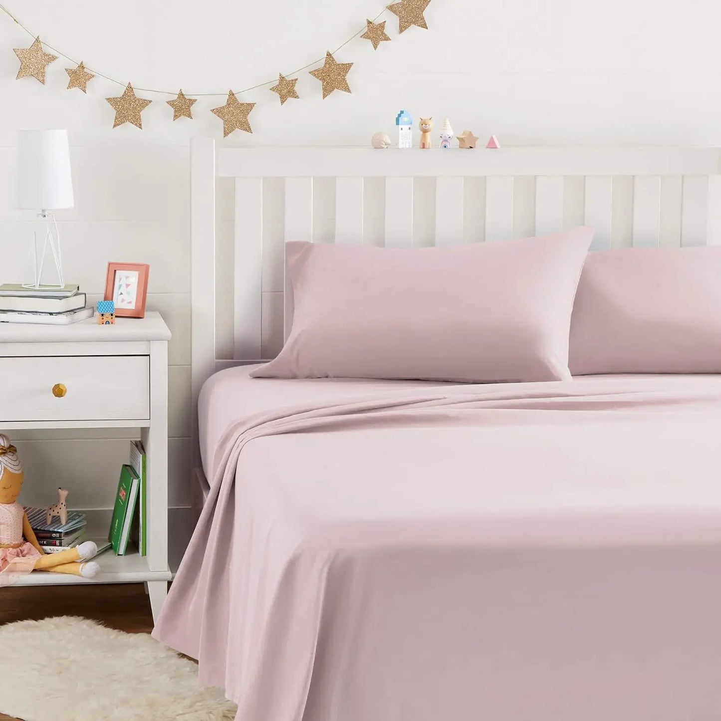 Soft Microfiber Kids Sheet Set 3 Piece Machine Washable