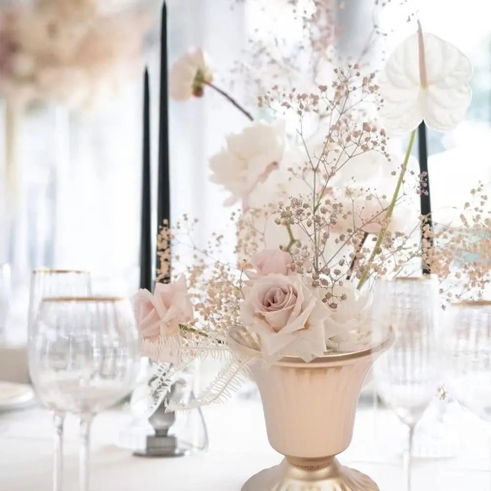 Metal Trumpet Vase Set Weddings And Events 10 Pcs Centerpieces